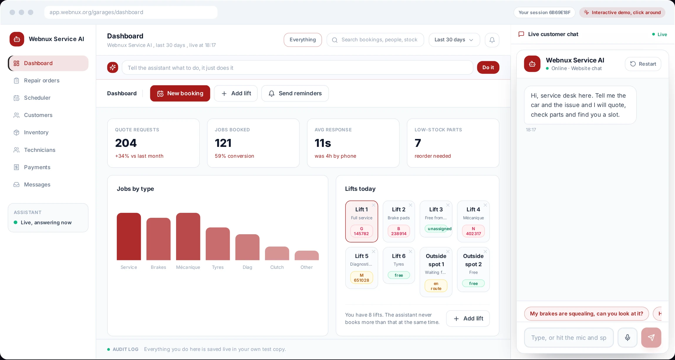 Work orders and approvals tracked in one system, not across WhatsApp and spreadsheets